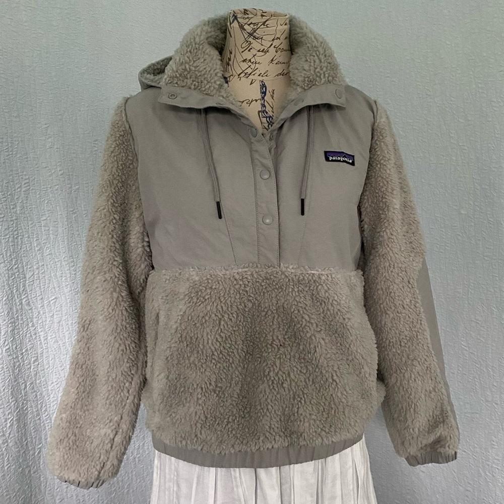 Patagonia Retro X Hooded Fleece Pullover Gray